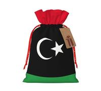 Surtido de bolsas de Ltems con estampado de bandera de Libia para cumpleaños, aniversarios, fiestas, bolsas reutilizables