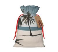 Surtido de bolsas de playa y palmeras para cumpleaños, aniversarios, fiestas, bolsas reutilizables