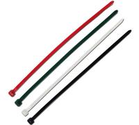 Surtido de bridas de colores, 4,8 x 200 mm, 50 unidades