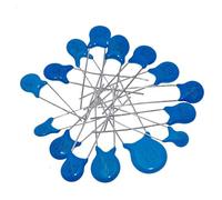 Surtido de condensadores cerámicos de alto voltaje, color azul, 300 Uds., 15 valores, 0,1nF- 22nF, 1KV, 2KV, 3KV, Kit de caja mixta surtida
