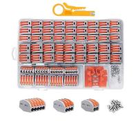 Surtido de conectores de empalme, juego de conectores de empalmes de alambre, juego de terminales de cable de conexión rápida, bloques de conectores eléctricos