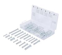 Surtido de ejes de 60 unidades, 109 x 32 x 211 mm, acero resistente, versatilidad y fiabilidad, Pro - D-Work