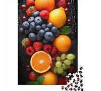 Surtido de Frutas Frescas Puzzle de 1000 Piezas Papel para Adultos Elemento Colorido Salud Relajación Enfoque Hogar Regalo 52x38cm/1000pcs