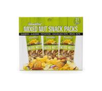 Surtido de Frutos Secos Tostados Sin Sal Añadida - Pack Ahorro 21 Bolsitas de 45g (945g), Mezcla de Anacardos, Almendras, Pistachos, Macadamias y Nueces de Brasil - NEXU