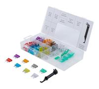 Surtido de Fusibles Auto 97 piezas - l. 11,1 cm, H. 3,1 cm, Prof. 22,6 cm - Variedad completa para Prote - D-Work