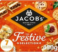 Surtido de galletas para queso, 7 unidades, 450 g, sabrosas y retorcidas, deliciosas cestas de regalo para cumpleaños, Navidad, Pascua, Año Nuevo (paquete de 4)