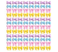 Surtido de lazos 3D para uñas, realza tu creatividad con lazos de resina morados, azules, rosas y amarillos, ideales para bodas, cumpleaños