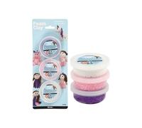 Surtido de pastas de modelar autoendurecibles Foam Clay - Tonos rosas - 3 piezas
