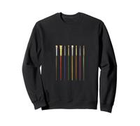 Surtido de pinceles para artistas, pintores y manualidades Sudadera