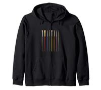 Surtido de pinceles para artistas, pintores y manualidades Sudadera con Capucha