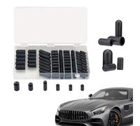 Surtido de tapas de vacío de goma: para reemplazo automotriz, kit de tapa del carburador, puntas de manguera de succión para el coleccionista de automóviles | Tapas de goma aislantes