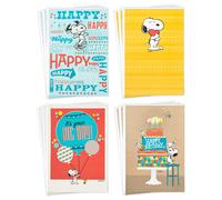 Surtido de tarjetas de cumplea os Hallmark de Peanuts con dise os de Snoopy (12 tarjetas con sobres)