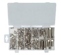 SURTIDO DE TORNILLOS DE CABEZA HEXAGONAL PARA LLAVES ALLEN, 106 PIEZAS