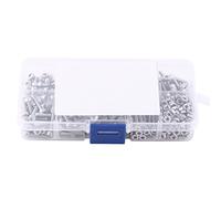 Surtido de tornillos hexagonales de acero inoxidable M3, 340 piezas, sujetadores resistentes a la corrosión de alta resistencia para reparación de maquinaria industrial en el