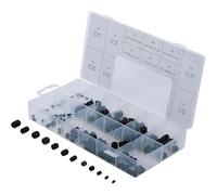 Surtido de tornillos sin cabeza en pulgadas 160 piezas - Acero, resistente y versátil - D-Work