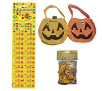 Surtido especial de Halloween con Lacasitos Bolsitas 18G, Bolsa Calabaza Lacasitos Y Conguitos y Molde - Para un truco o trato épico