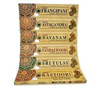 Surtido Incienso Natural Orgánico GOLOKA Masala | Incienso Natural Aromaterapia | Caja 6 Paquetes de 15 gr. | Distintas Fragancias, Gran Duración Aroma Delicado