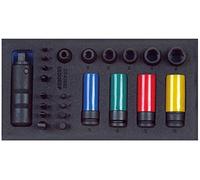 Surtido para destornillador de golpe 1/2"