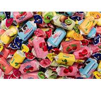 Surtido Toffe Mix - Caramelo masticable, con sabores variados (fresa, limón, plátano, leche y cereza), vistosos envoltorios, bolsa de un kilo, sin gluten