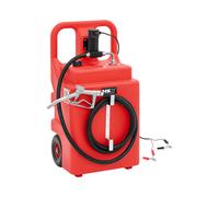 Surtidor portátil para combustible - con bomba eléctrica, pistola de suministro y ruedas - 120 L - 40 L/min | MSW