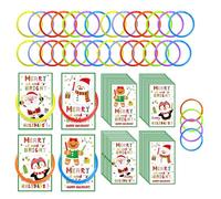 Surtidos de tarjetas de Navidad clásicas, paquete económico de tarjetas de Navidad temáticas | 36 piezas tarjetas de Navidad seguras, tarjetas de felicitación, de larga duración con 36 palos luminosos