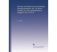 Survey of electrical resistivity measurements on 16 pure metals in the temperature range 0 to 273? K