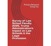 Survey of Law School Faculty 2025, Trump Administration's Impact on Law Schools & the Legal Profession