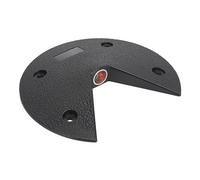 Survey Road Monitoring Prism, Building Monitoring Prism with Flat Low Profile Design and Glass Protector, 500m Measuring Range Round Disc for Highway Subway Road Deformation Tracki