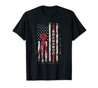 Surveyor American Flag Camisa Ingenieros Land Mujeres Hombres Camiseta