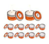 Survival Candle - 10 Pieces Outdoor Camping Candle | Windproof Survival Candles with Iron Box, 26-30 Hours Burning Survivals Candles for Hiking Travel Adventure Backpacking Power Failure