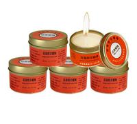 Survival Candle - Juego de 5 velas sin de larga duración, 20-30 horas de tiempo de combustión, equipo multiusos al aire libre para supervivencia de desastres, camping, viajes, iluminación de