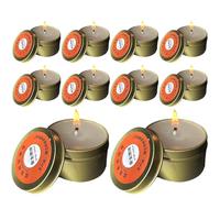 Survival Candles, Emergencies Candles, 2.36x2.36 Inches, Set of 10 Portable, Long-Lasting Lighting Devices for Power Failure, Outdoor Supplies, and Camping