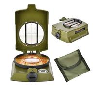 Survival Compass - Gear Tool with Strap and Pouch | Waterproof Map Compass | for Outdoor Backpacking, Scouting, Camping, Navigation