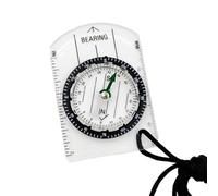 Survival Gear Compass - Mini Herramienta acrílica, Ayuda de navegación portátil | Compass al Aire Libre para Caminar para Acampar mochileros, Equipo de Bolsillo, buscador de dirección confiabl