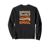Survived Another Meeting That Should Have Been An Email Sudadera