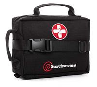 Surviveware Kit de primeros auxilios de supervivencia (negro)
