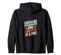 SURVIVING FATHERHOOD ONE COFFEE AT A TIME Sudadera con Capucha