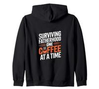 SURVIVING FATHERHOOD ONE COFFEE AT A TIME Sudadera con Capucha