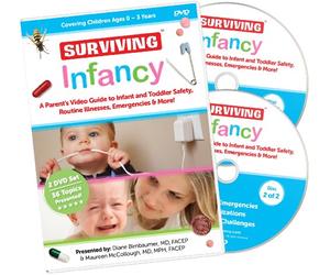 Surviving Infancy - The Ultimate Video Guide to Baby and Toddler Emergencies, Common Illnesses, Safety & More! 2 DVD Set