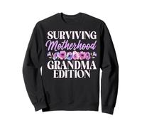 Surviving Motherhood Grandma Edition Grandma Sudadera