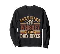 Surviving Off Of Whiskey And Dad Jokes Parenting --- Sudadera