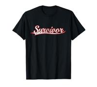 Survivor Awareness Strength Warrior Vintage Varsity Camiseta