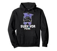 Survivor Mom - Concientización sobre la prevención del Suicidio y Coma Sudadera con Capucha