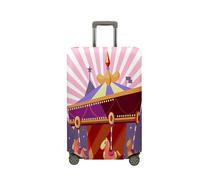 Surwin 3D Cubierta de Equipaje Protectora Elástico Anti-Polvo Lavable Patrones Estampados Funda de Maleta Luggage Cover con Cremallera Viaje Cubierta de la Caja (Moda 5,L (26-28 Pulgadas))