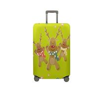 Surwin 3D Cubierta de Equipaje Protectora Elástico Anti-Polvo Lavable Patrones Navideños Funda de Maleta Luggage Cover con Cremallera Viaje Cubierta de la Caja (Estilo 2,XL (30-32 Pulgadas))