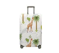 Surwin 3D Cubierta de Equipaje Protectora Elástico Anti-Polvo Lavable Patrones Pintados en 3D Funda de Maleta Luggage Cover con Cremallera Viaje Cubierta de la Caja (Patrón 5,M (22-24 Pulgadas))