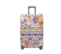 Surwin 3D Cubierta de Equipaje Protectora Elástico Anti-Polvo Lavable Patrones Pintados en 3D Funda de Maleta Luggage Cover con Cremallera Viaje Cubierta de la Caja (Patrón 2,S (18-20 Pulgadas))