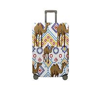 Surwin 3D Cubierta de Equipaje Protectora Elástico Anti-Polvo Lavable Patrones Pintados en 3D Funda de Maleta Luggage Cover con Cremallera Viaje Cubierta de la Caja (Patrón 1,S (18-20 Pulgadas))