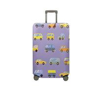 Surwin Coche de Cartoon 3D Cubierta de Equipaje Protectora Elástico Anti-Polvo Funda de Maleta Luggage Cover con Cremallera Viaje Cubierta de la Caja (Estilo de Coche 7,XL (30-32 Pulgadas))