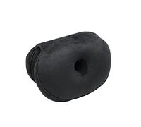 Surwin Cojín Antiescaras Cojín Silla Oficina, Cojín Lumbar para Adultos, Alivio Dolor de Coxis Cojines, Cojin Antiescaras para Silla de Ruedas Cojín posparto para glúteos (45 cm,Negro)